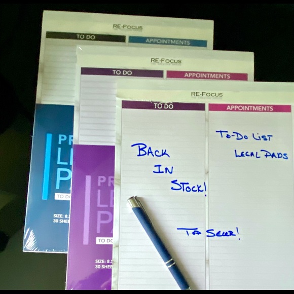 On GMA & Tamron Hall Show! To-Do lists that match our calendars pink or blue new - Picture 4 of 15